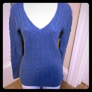 Blue Gap V Neck Sweater